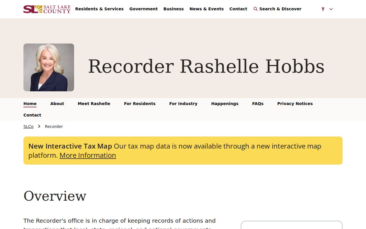 Salt Lake City residents directory Assessor search fields