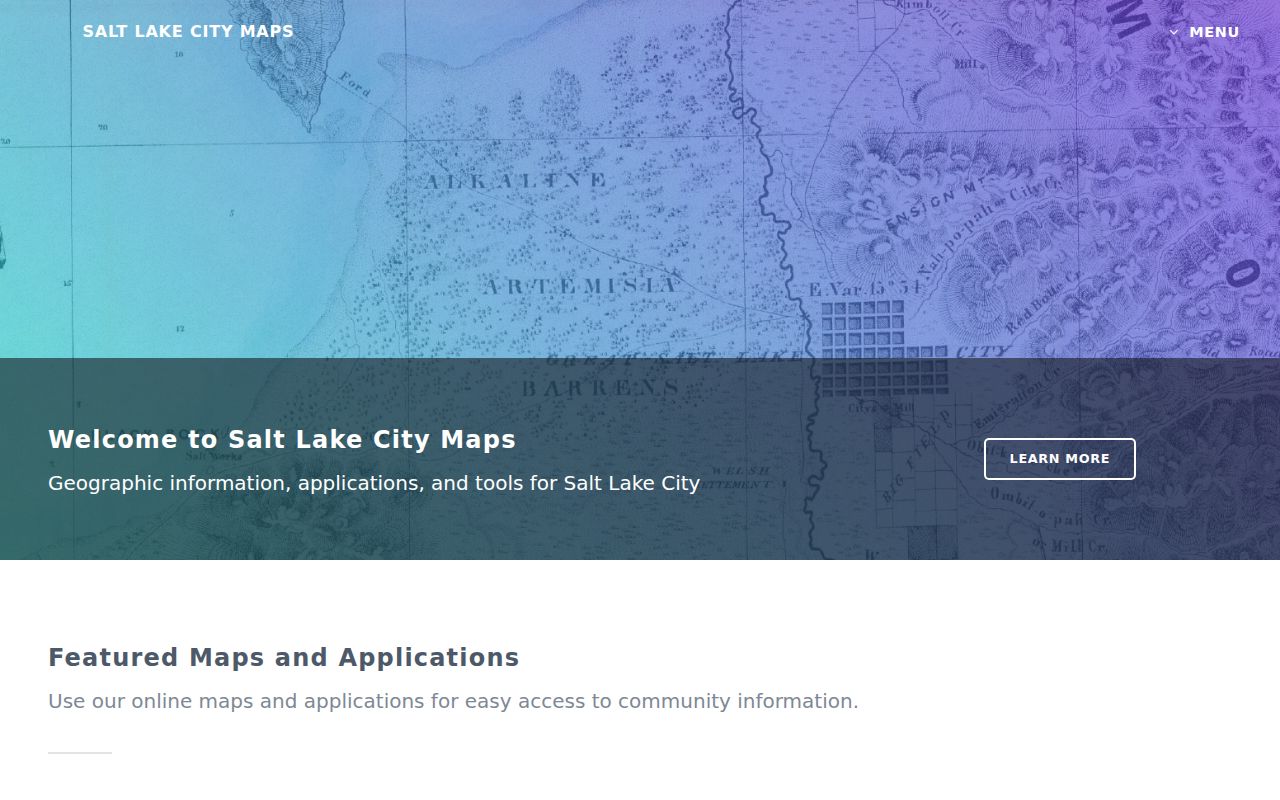 Salt Lake City neighbors parcel and neighborhood map